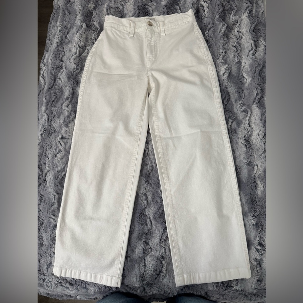 J. Crew Ivory Trousers